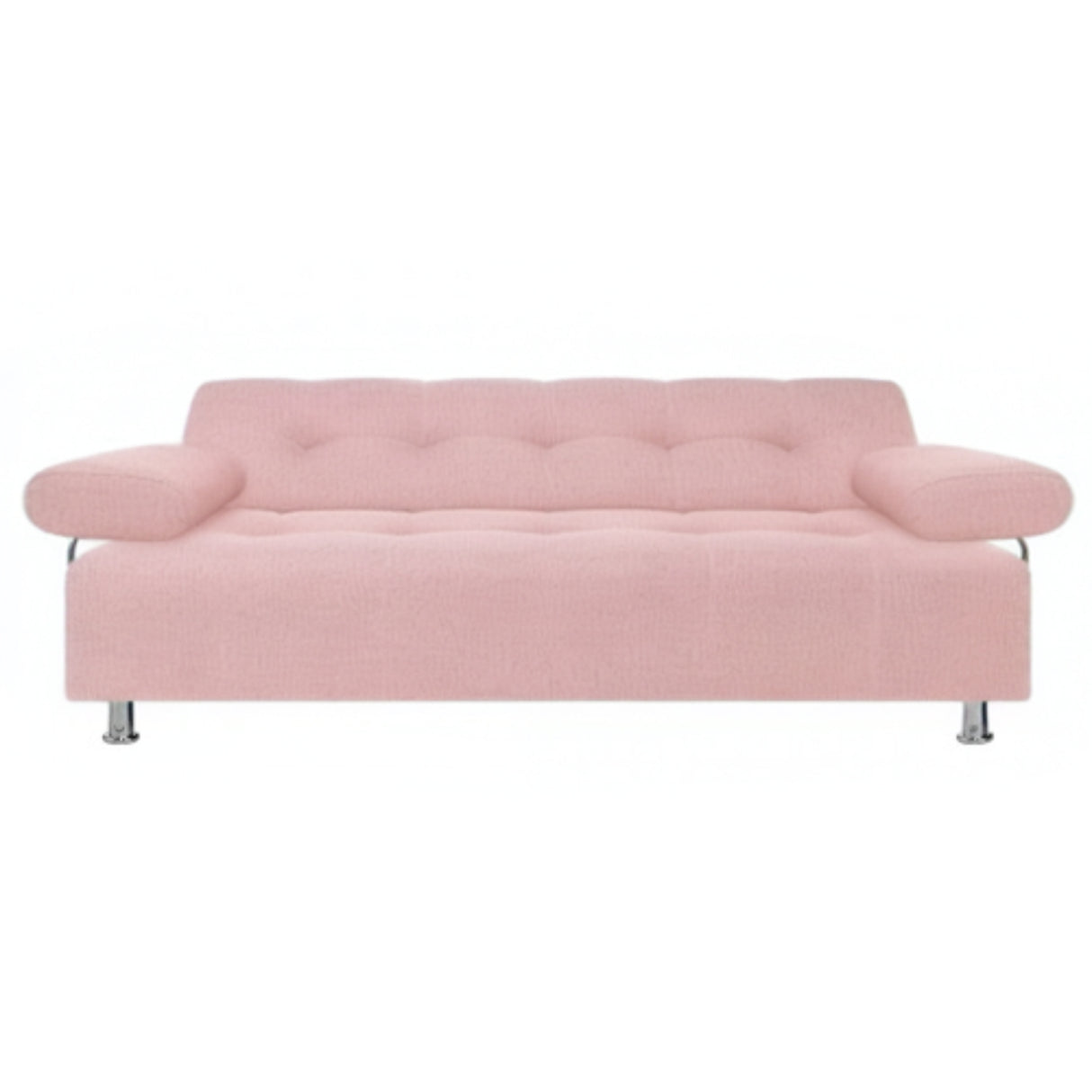 Sofá Cama Milan Palo de Rosa 180x30cm de Tres Puestos Reclinable Con Tapizado Acolchado y Antifluido - SOFAS Y POLTRONAS | Bylmo