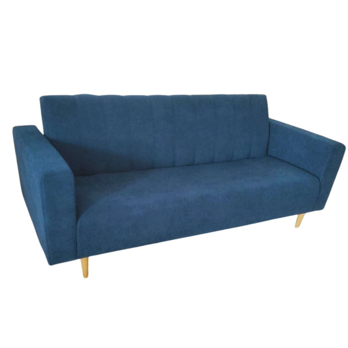 Sofá Cama Split Petróleo 200x30cm de Tres Puestos Reclinable Con Tapizado Acolchado y Antifluido - SOFAS Y POLTRONAS | Bylmo