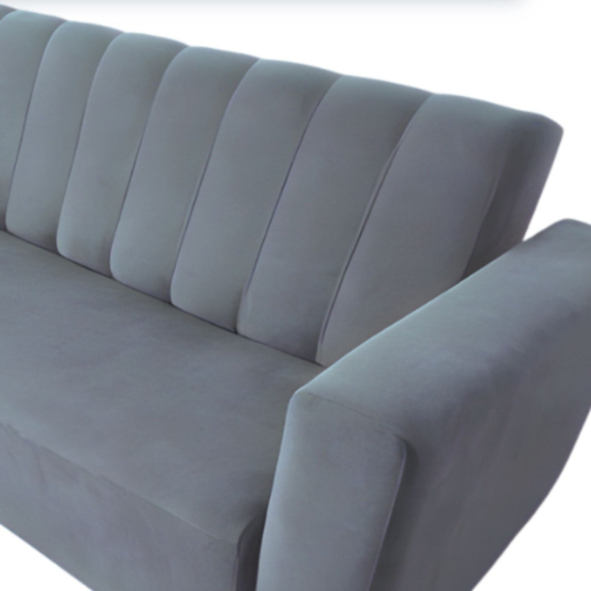 Sofá Cama Split gris 200x30cm de Tres Puestos Reclinable Con Tapizado Acolchado y Antifluido - SOFAS Y POLTRONAS | Bylmo