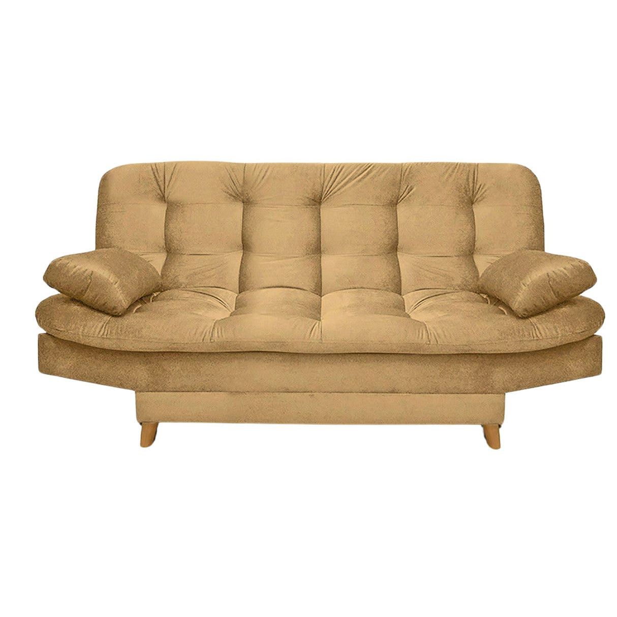 Sofá Cama Magic Camel 180x30cm de Tres Puestos Reclinable Con Tapizado Acolchado y Antifluido - SOFAS Y POLTRONAS | Bylmo