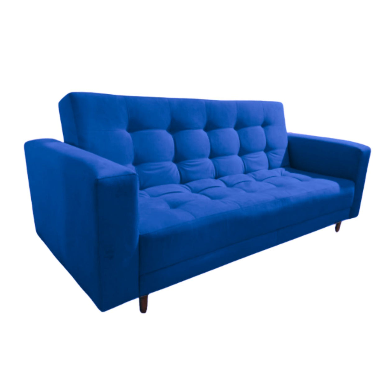 Sofá Cama Munich Petróleo 200x30cm de Tres Puestos Reclinable Con Tapizado Acolchado y Antifluido - SOFAS Y POLTRONAS | Bylmo