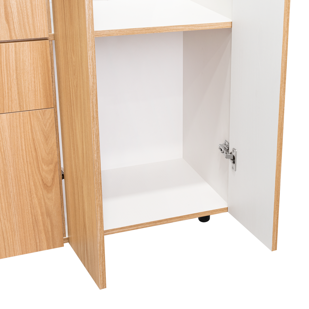 Combo Closet y Cómoda Mayer Fresno Europeo Y Blanco 141.1x164.2cm con Cuatro Cajones y con Cuatro Puertas - CLOSETS | Bylmo