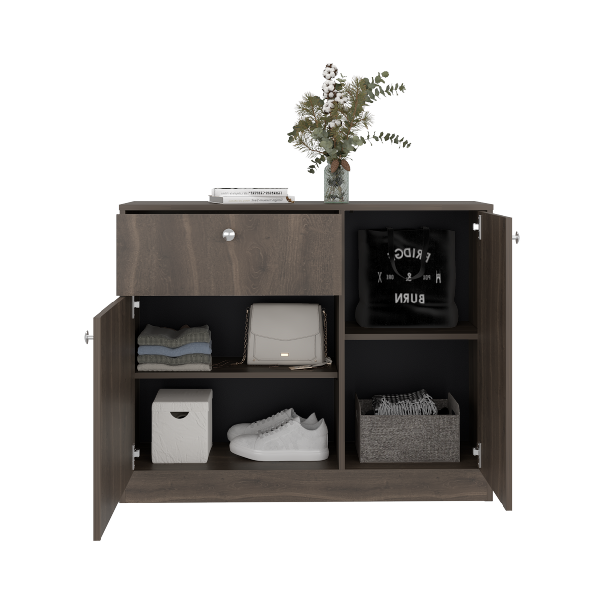 Cómoda Praga Milan 100x80cm de Dos Hileras con Un Cajón - CAJONERAS Y COMODAS | Bylmo