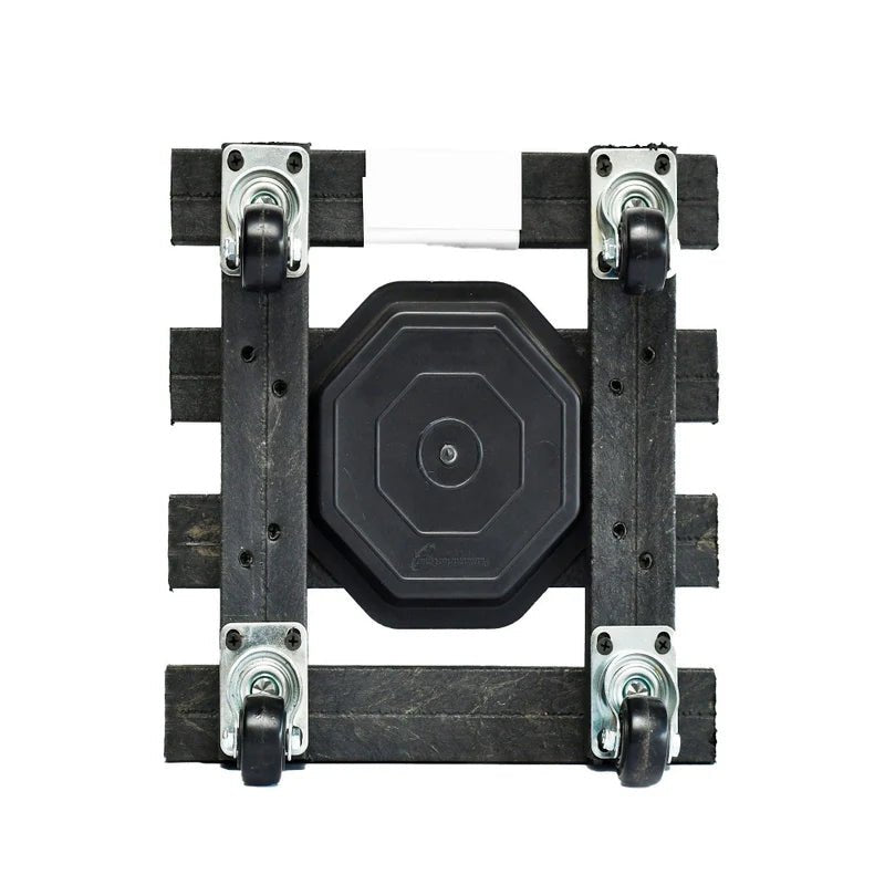 Base para Materas Exterior Tulipán Negro 28x10cm Cuadrado con Rodachines Apto Para Intemperie - BASES PARA MATERAS DE EXTERIOR | Bylmo