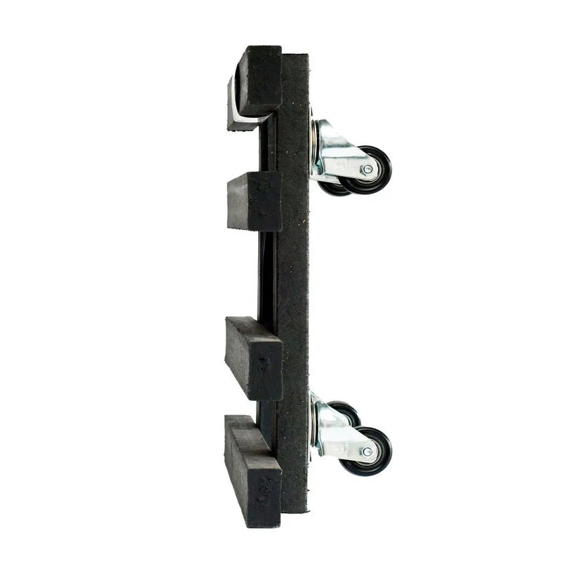 Base para Materas Exterior Tulipán Negro 35x10cm Cuadrado con Rodachines Apto Para Intemperie - BASES PARA MATERAS DE EXTERIOR | Bylmo