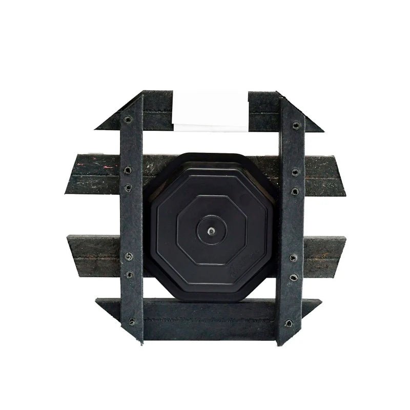 Base para Materas Exterior Tulipán Negro 30x5cm Circular Apto Para Intemperie - BASES PARA MATERAS DE EXTERIOR | Bylmo