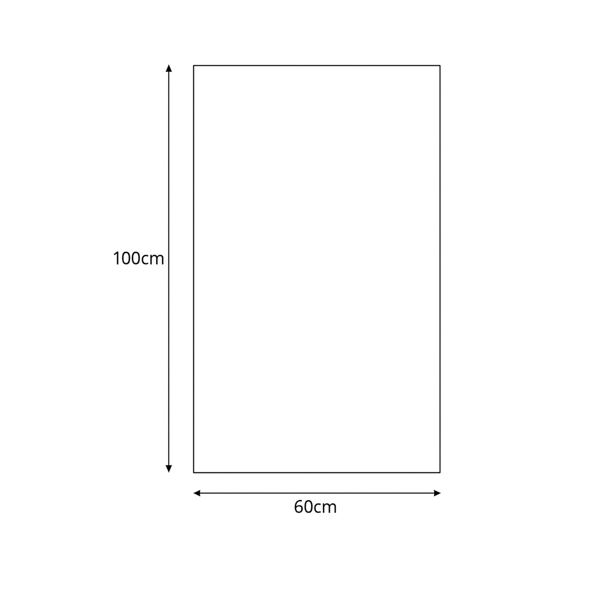Espejo de Pared Napoles Natural 60x100cm Rectangular Sin Marco y con Iluminación - ESPEJOS DE PARED | Bylmo
