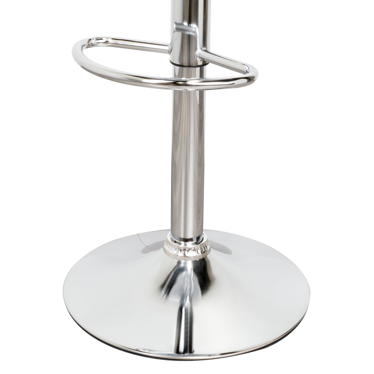 Set por 2 Sillas Turi Blanco 40x76cm sin Espaldar y con Reposapies - SILLAS Y BUTACOS | Bylmo