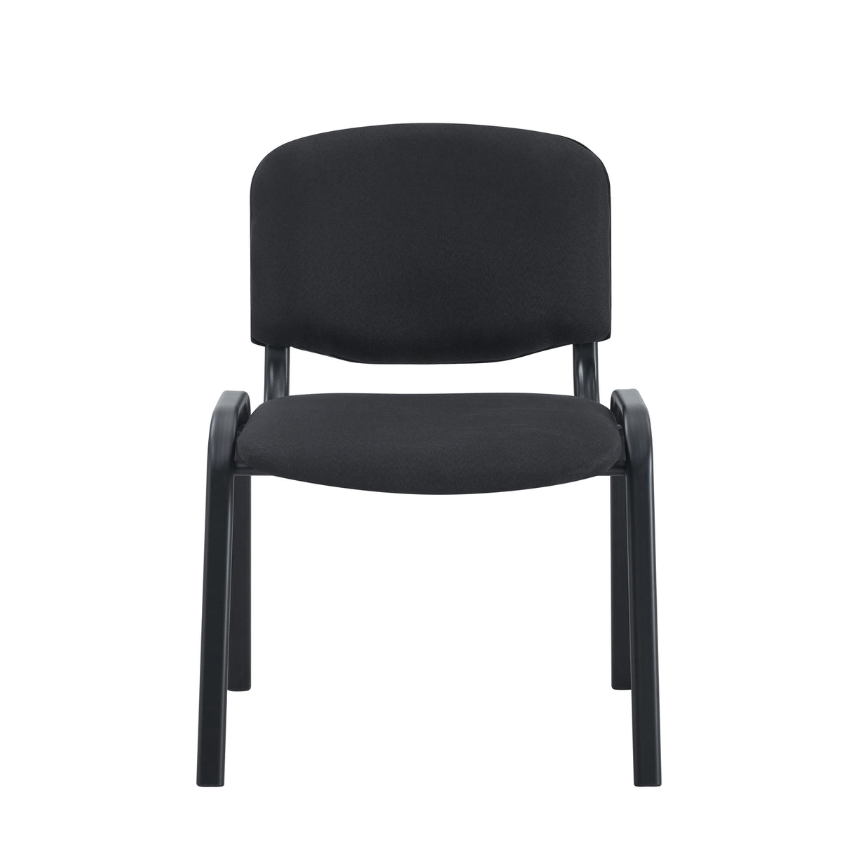 Set X 5 Sillas Interlocutoras BM 1105 Negro 54x77cm con Espaldar y sin Reposapies - SILLAS Y BUTACOS | Bylmo