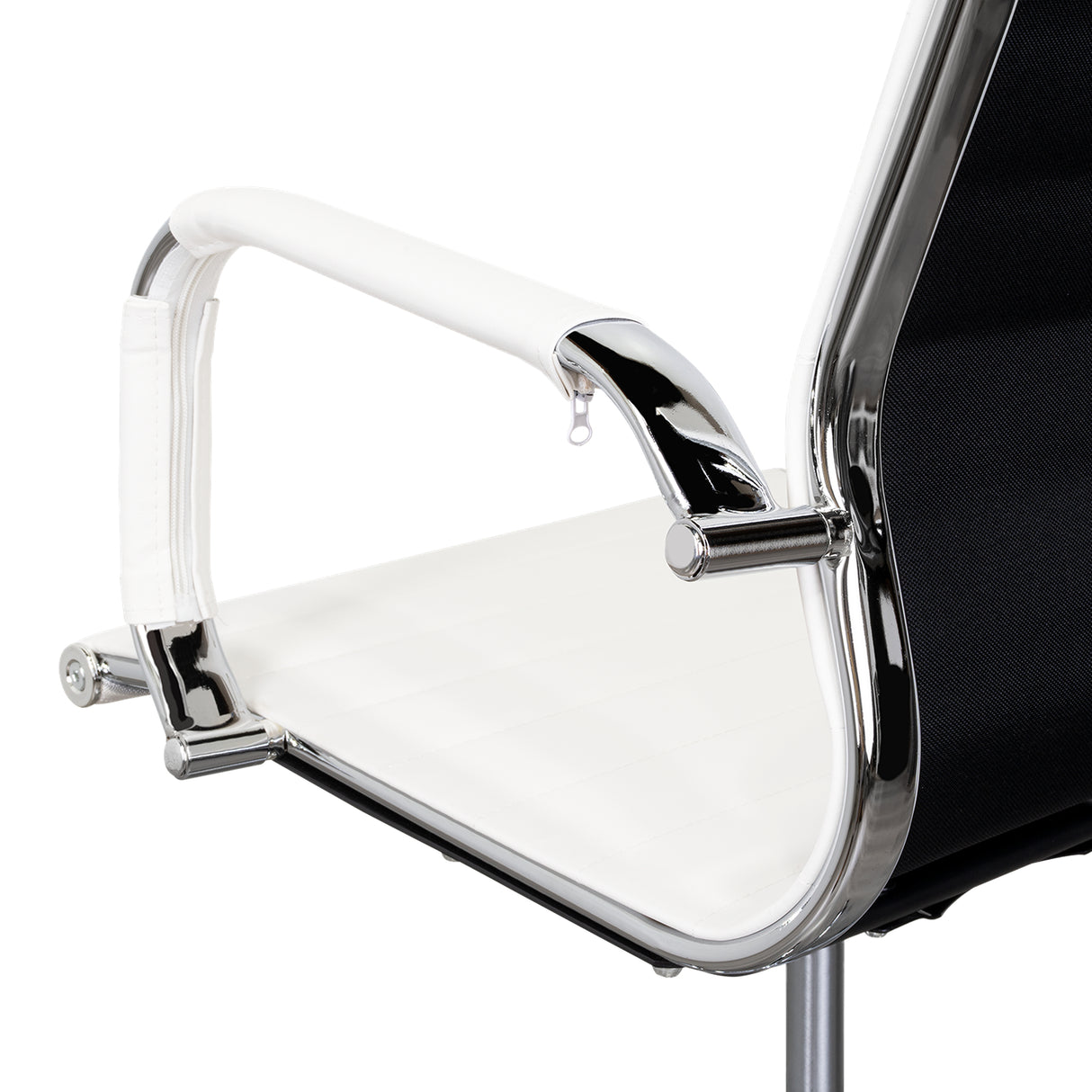 Silla de Oficina BM 530 Blanco 55x96cm con Apoyabrazos - SILLAS DE OFICINA | Bylmo