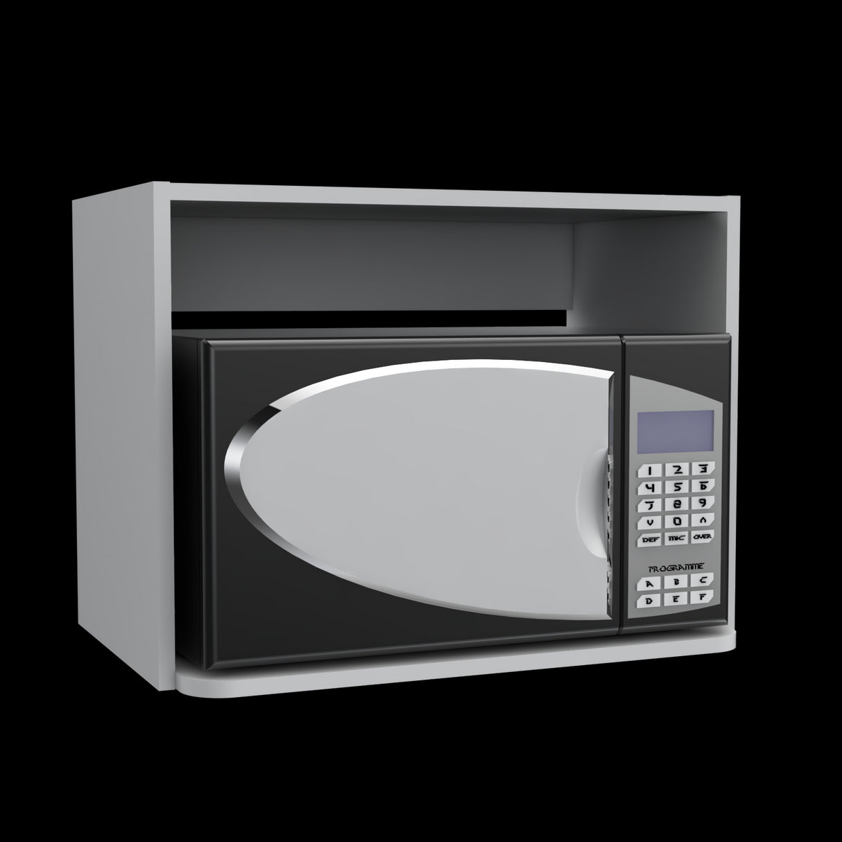 Mueble Auxiliar de Cocina Eco Blanco 60x45cm con Dos Compartimientos - BARRAS Y MUEBLES AUXILIARES | Bylmo