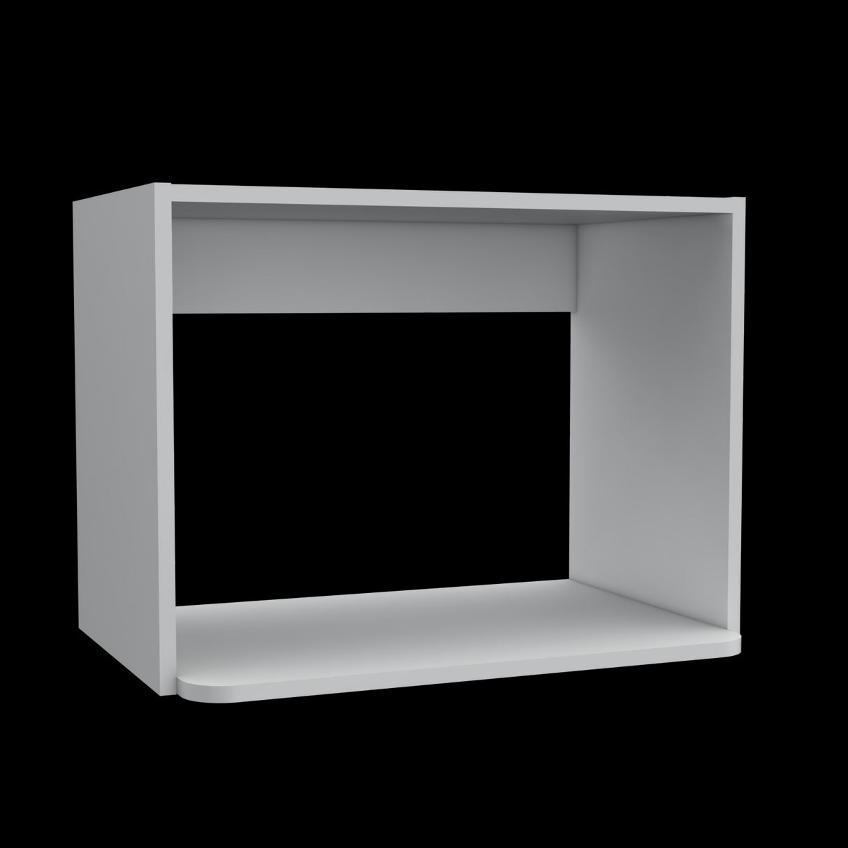 Mueble Auxiliar de Cocina Eco Blanco 60x45cm con Dos Compartimientos - BARRAS Y MUEBLES AUXILIARES | Bylmo