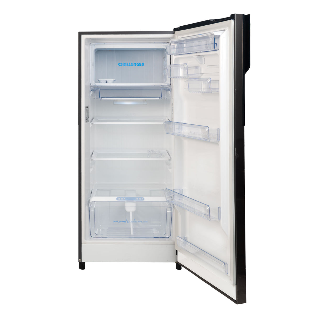 Nevera Challenger Lumina Gris Oscuro 60x142cm Frost De 256 Litros con Dispensador de Agua - NEVERAS | Bylmo