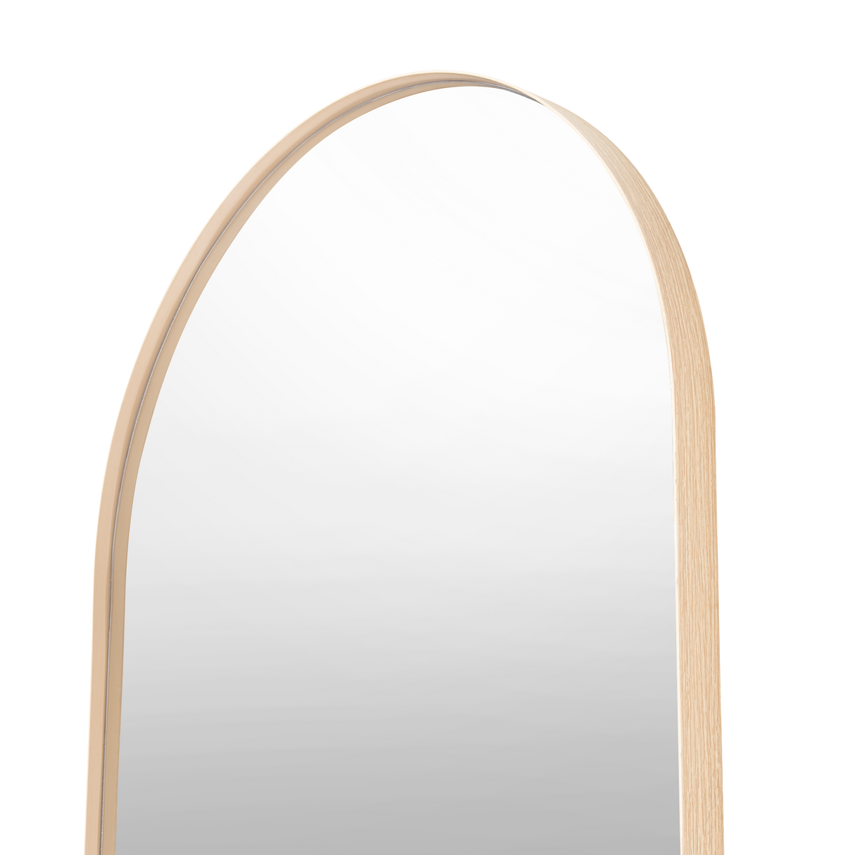 Espejo de Baño Gate Beige Claro 50x3cm Ovalado con Marco En Pvc - ESPEJOS DE BANHO | Bylmo