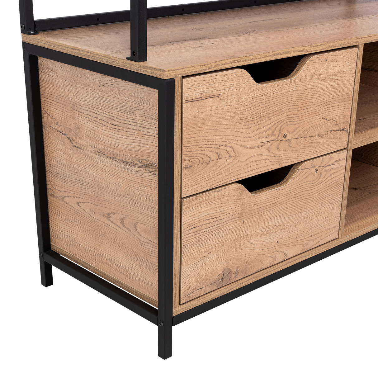 Estantería Wolfe Macadamia 100x205.2cm Rectangular con Nueve Compartimientos - BIBLIOTECAS Y ESTANTERIAS | Bylmo