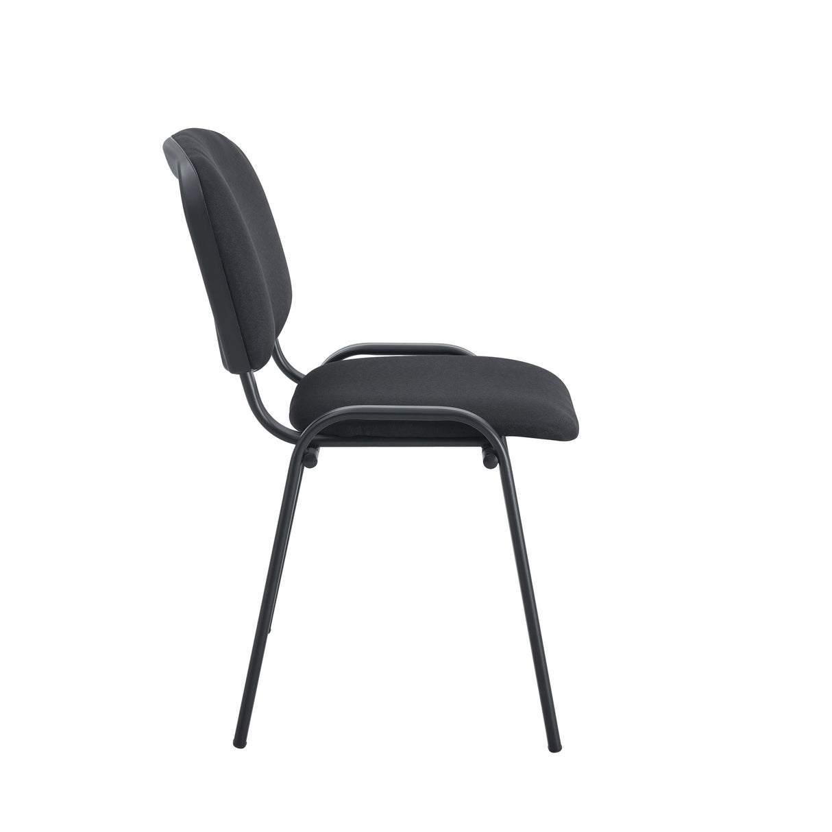 Silla Interlocutora BM 1105 Negro 54x77cm con Espaldar y con Asiento Rectangular - SILLAS Y BUTACOS | Bylmo