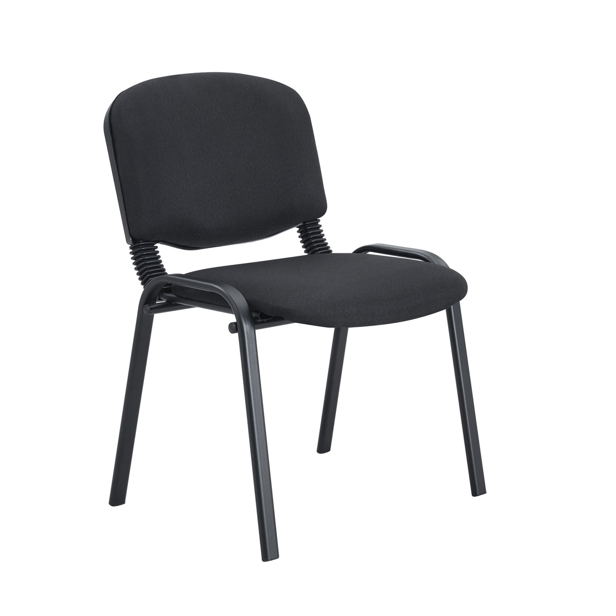 Silla Interlocutora BM 1122 Negro 54x77cm con Espaldar y con Asiento Rectangular - SILLAS Y BUTACOS | Bylmo