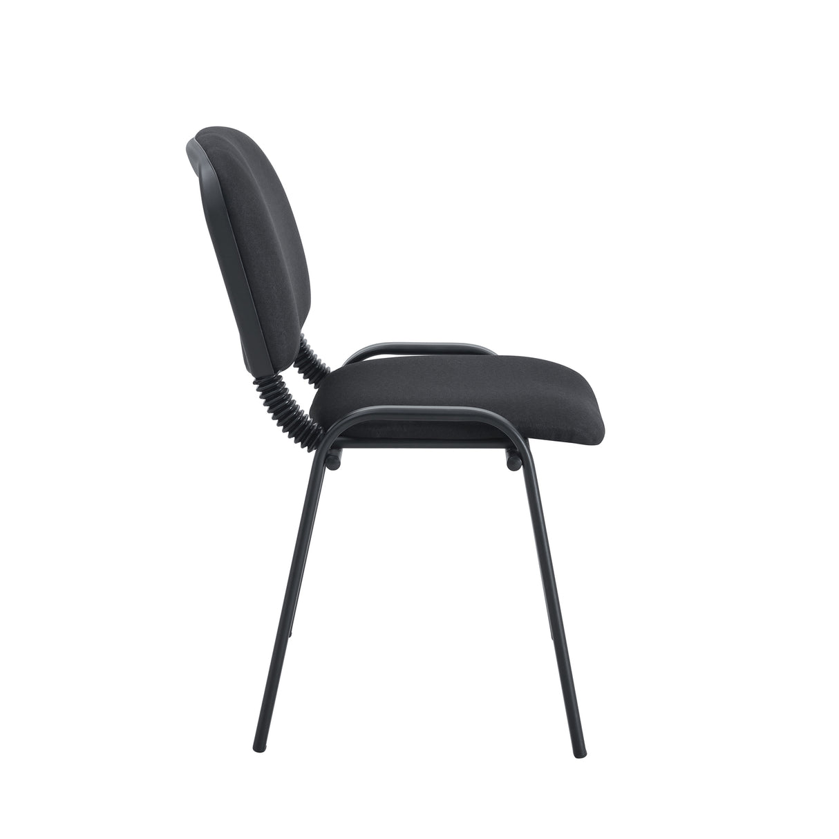 Silla Interlocutora BM 1122 Negro 54x77cm con Espaldar y con Asiento Rectangular - SILLAS Y BUTACOS | Bylmo