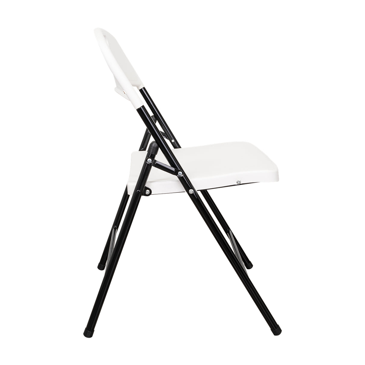 Silla Plegable BM F05 Blanco 39.5x79cm con Espaldar y con Asiento Rectangular - SILLAS Y BUTACOS | Bylmo