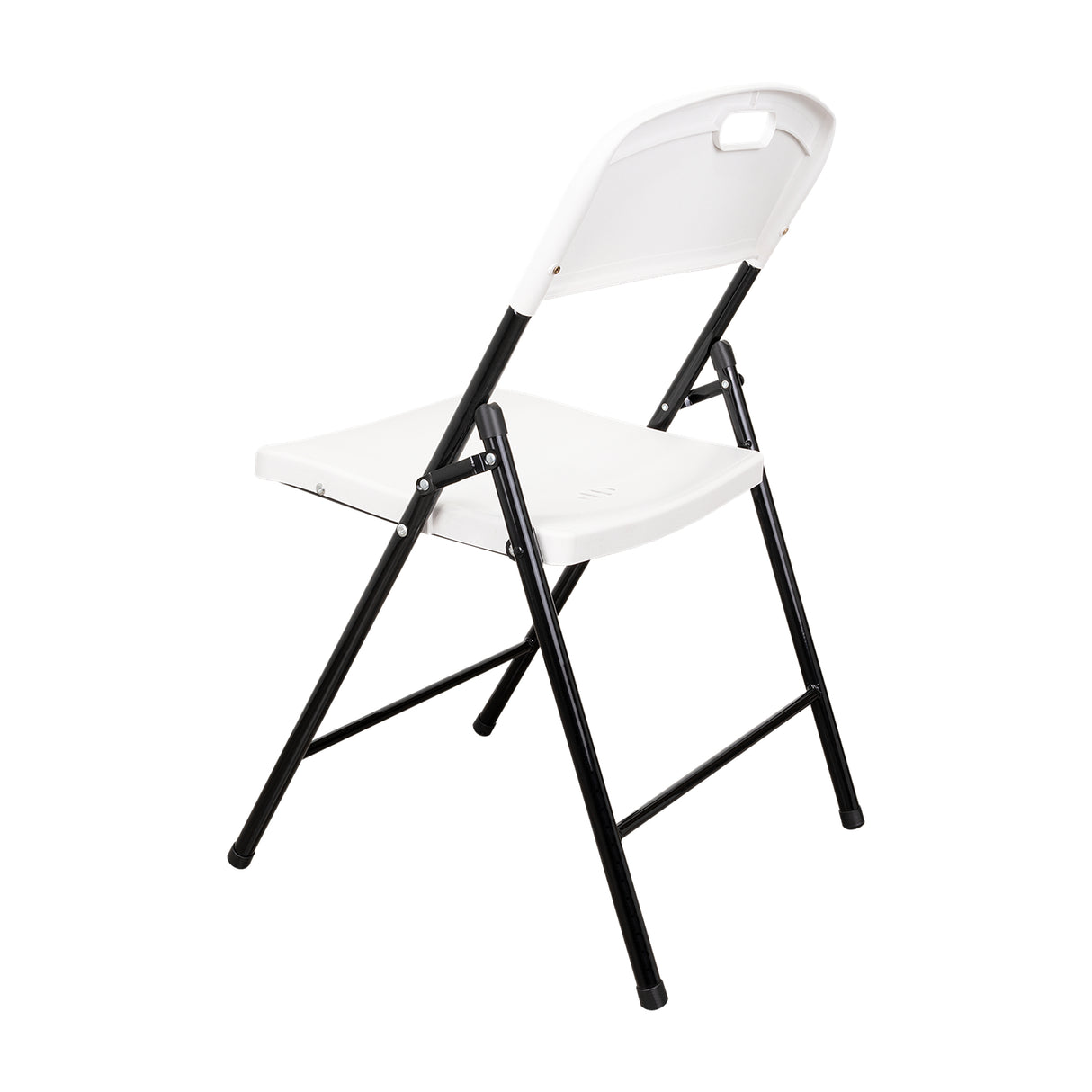 Silla Plegable BM F05 Blanco 39.5x79cm con Espaldar y con Asiento Rectangular - SILLAS Y BUTACOS | Bylmo