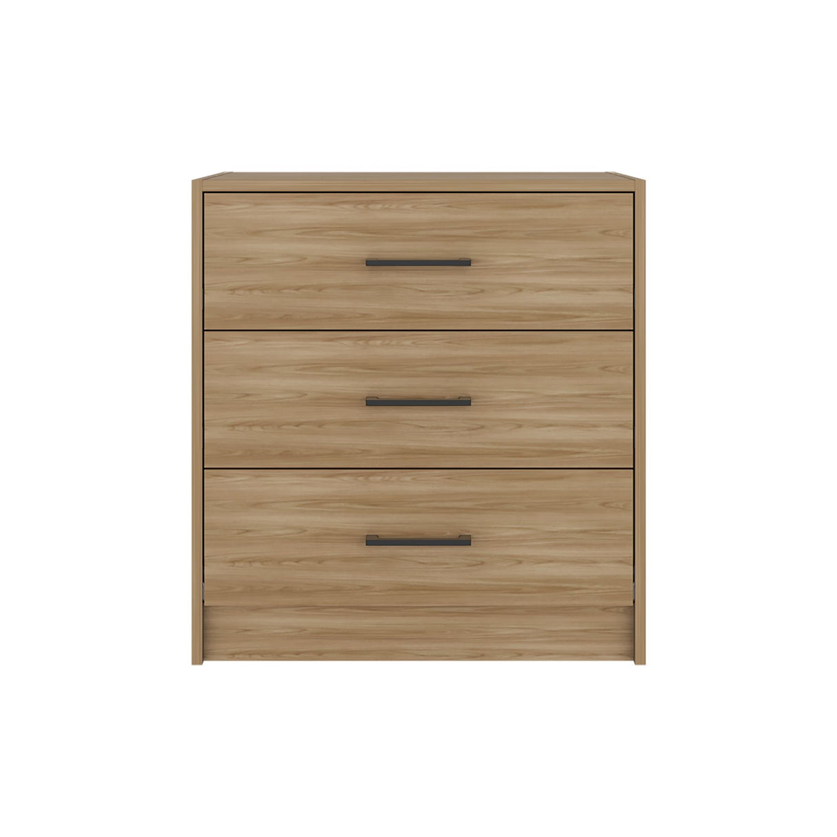 Cómoda Clay Fresno Europeo y Wengue 62.8x67.6cm de Tres Hileras con Tres Cajones - CAJONERAS Y COMODAS | Bylmo