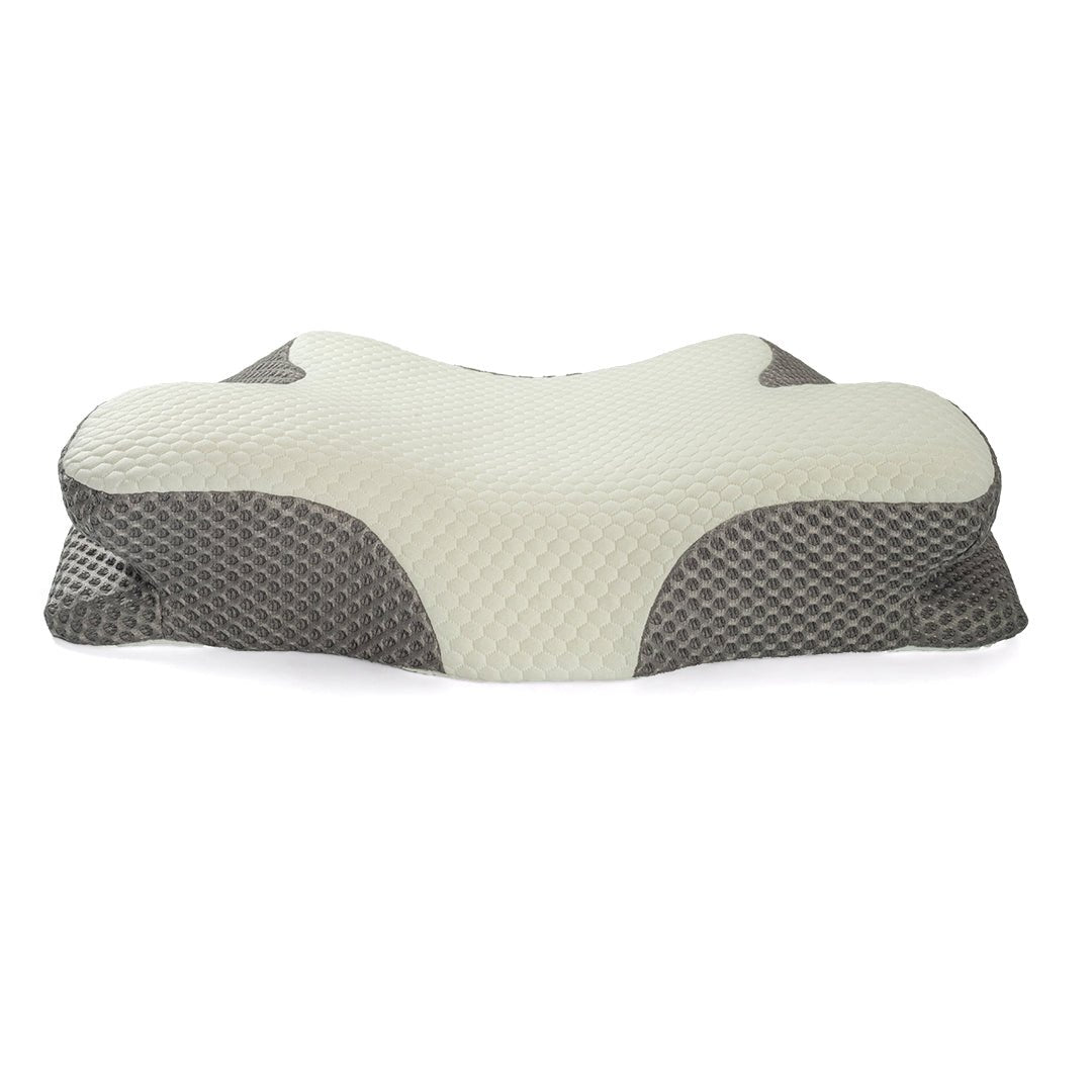 Almohada Ergo Comfort Gris y Negro 60x34cm de Espuma De Poliuretano Medio Para dormir Boca Arriba Y De Costado - ALMOHADAS | Bylmo