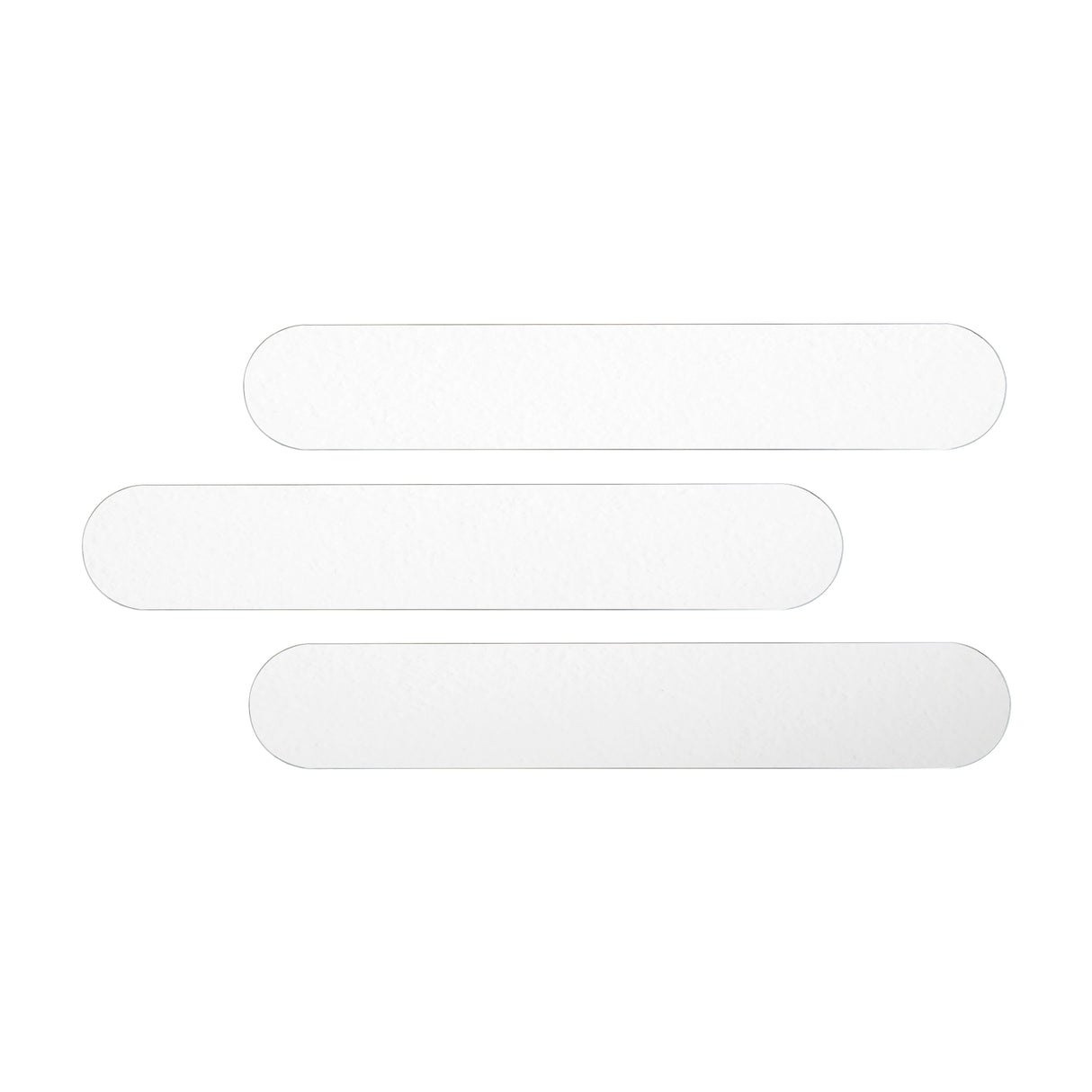 Set X 3 Espejos de pared Estambul Gris 120x20cm Ovalado sin Marco - ESPEJOS DE PARED | Bylmo