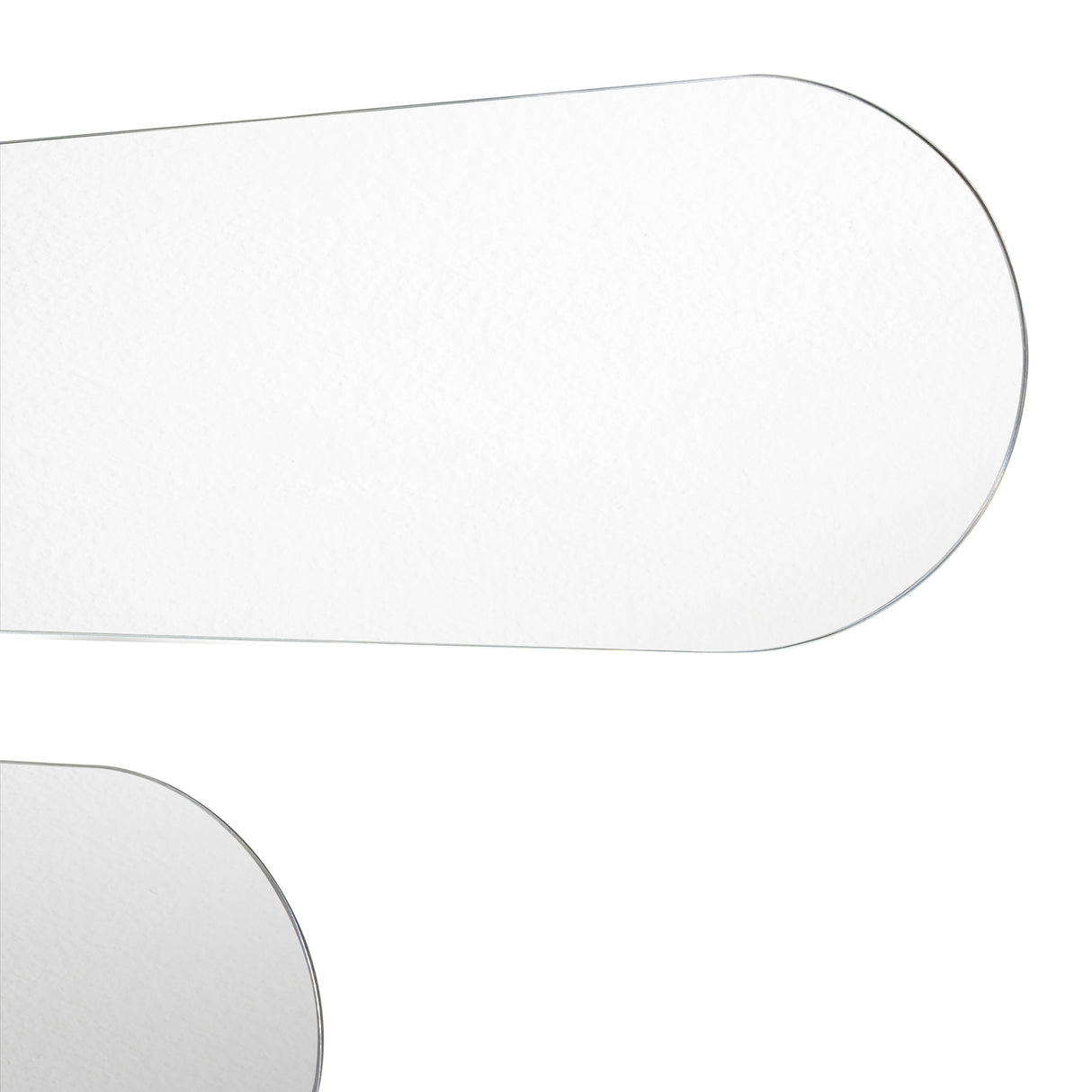 Set X 3 Espejos de pared Estambul Gris 120x20cm Ovalado sin Marco - ESPEJOS DE PARED | Bylmo