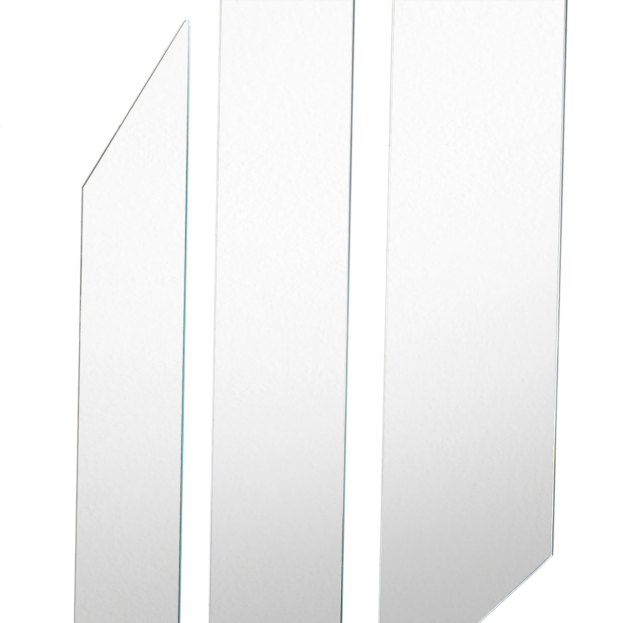 Set X 3 Espejos de pared Ottawa Gris 20x120cm Asimétrico sin Marco - ESPEJOS DE PARED | Bylmo