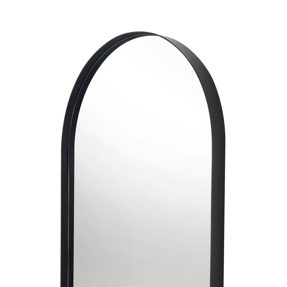 Espejo de Baño Grecia Negro 40x76cm Ovalado con Marco En PVC - ESPEJOS DE BANHO | Bylmo