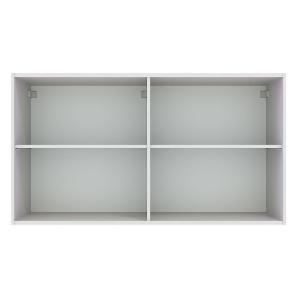 Gabinete Superior de Garaje Blanco 120x66cm Resistente a la Humedad con Un Compartimiento - GABINETES SUPERIORES PARA GARAJE | Bylmo