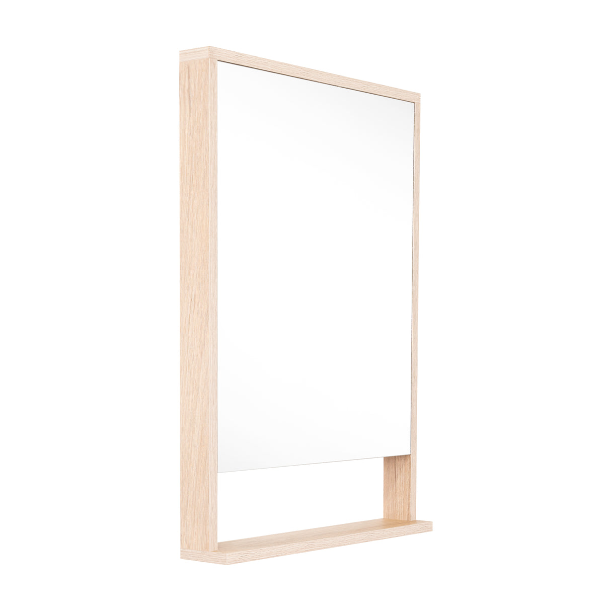 Espejo de Baño Dakar Beige Claro 46x65cm Rectangular con Marco en Madera - ESPEJOS DE BANHO | Bylmo
