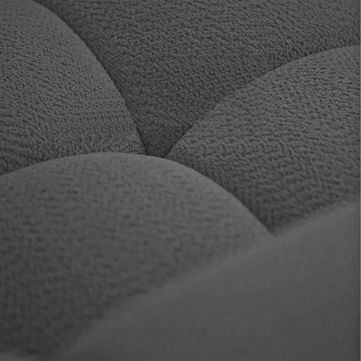 Sofá Noelia Gris 280x80cm Cuero Sintetico Ecológico de Un Puesto - SOFAS Y POLTRONAS | Bylmo