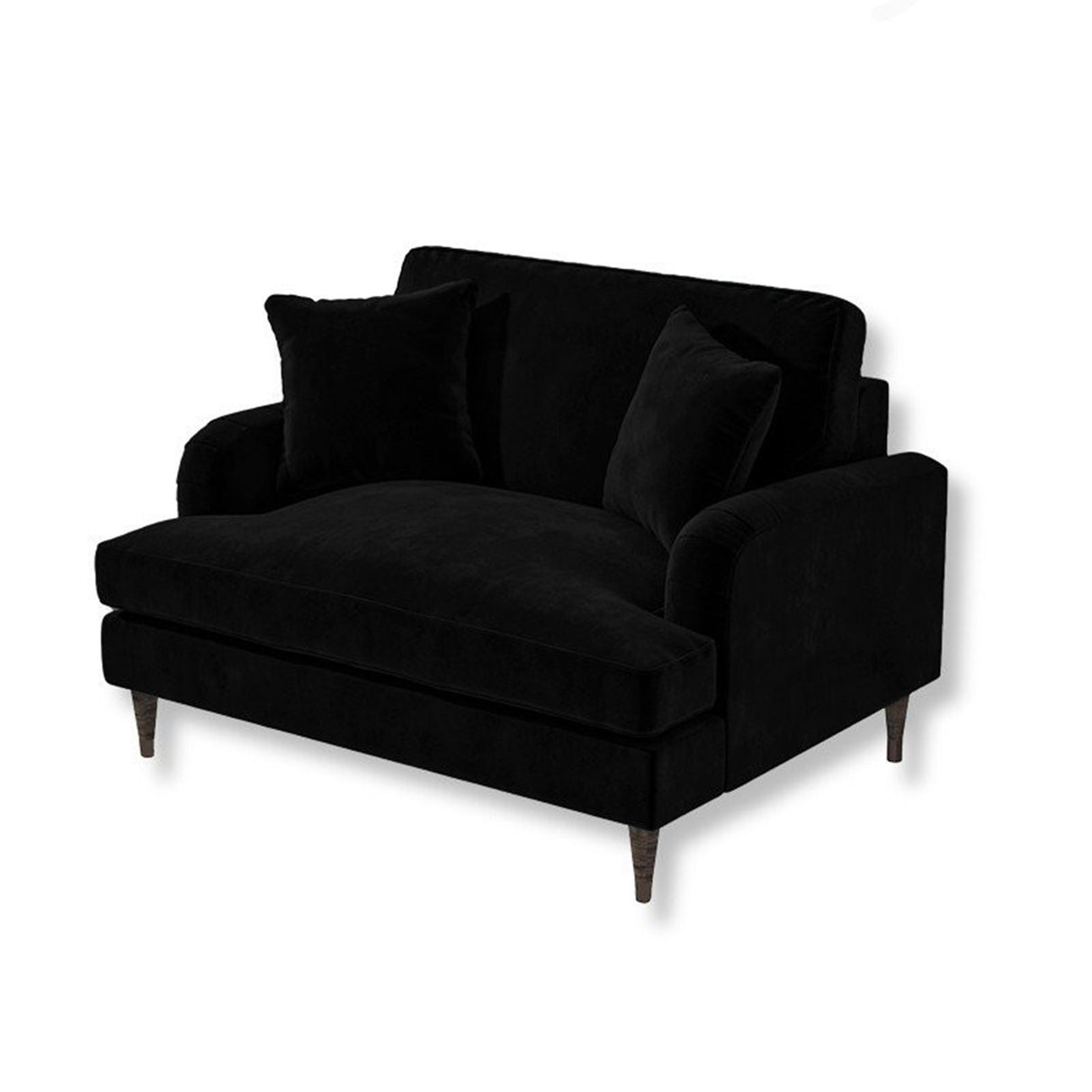 Silla Poltrona Cherpa Negro 120x85cm Microfibra de Un Puesto - SOFAS Y POLTRONAS | Bylmo