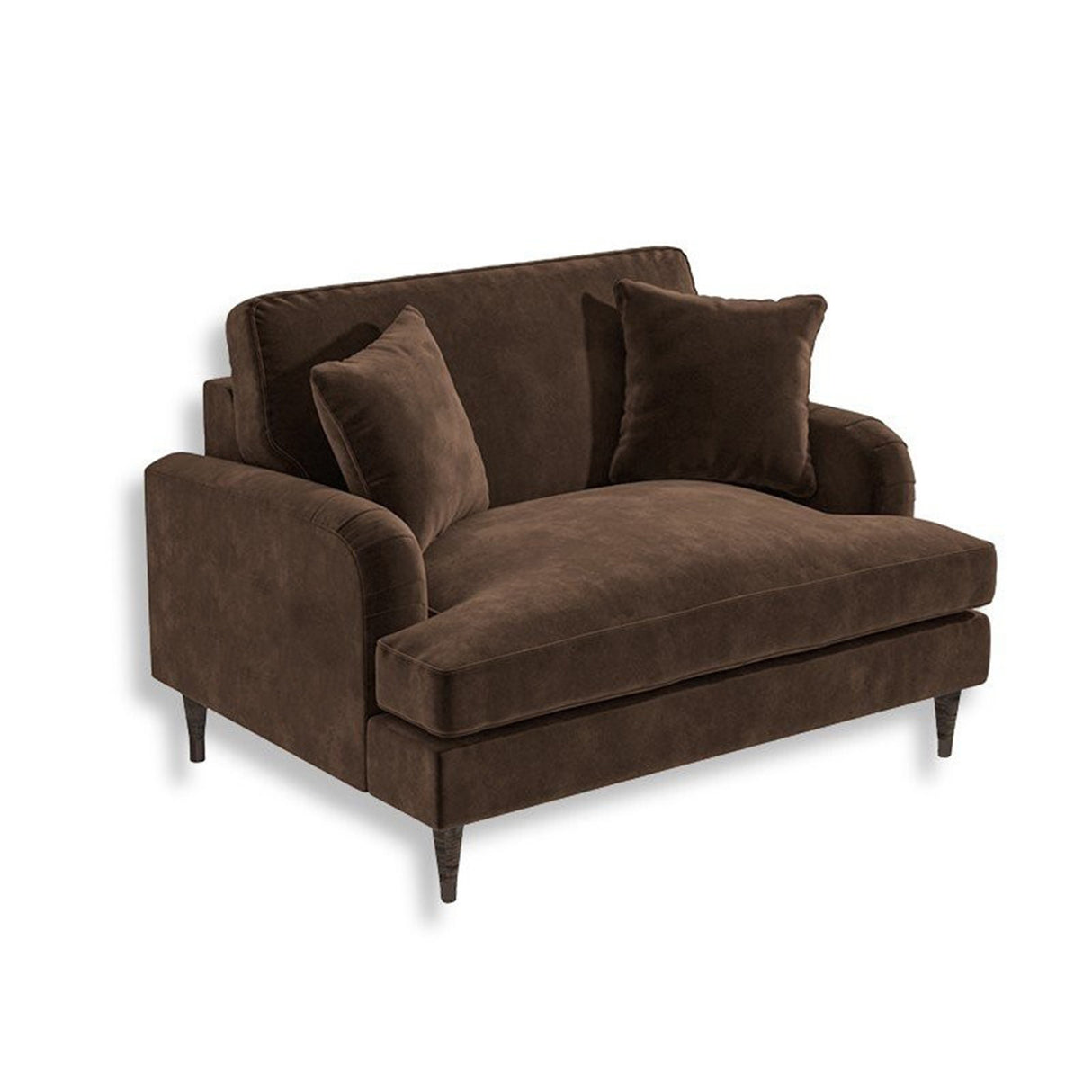 Silla Poltrona Cherpa Café 120x85cm Cuero Sintetico Ecológico de Un Puesto - SOFAS Y POLTRONAS | Bylmo