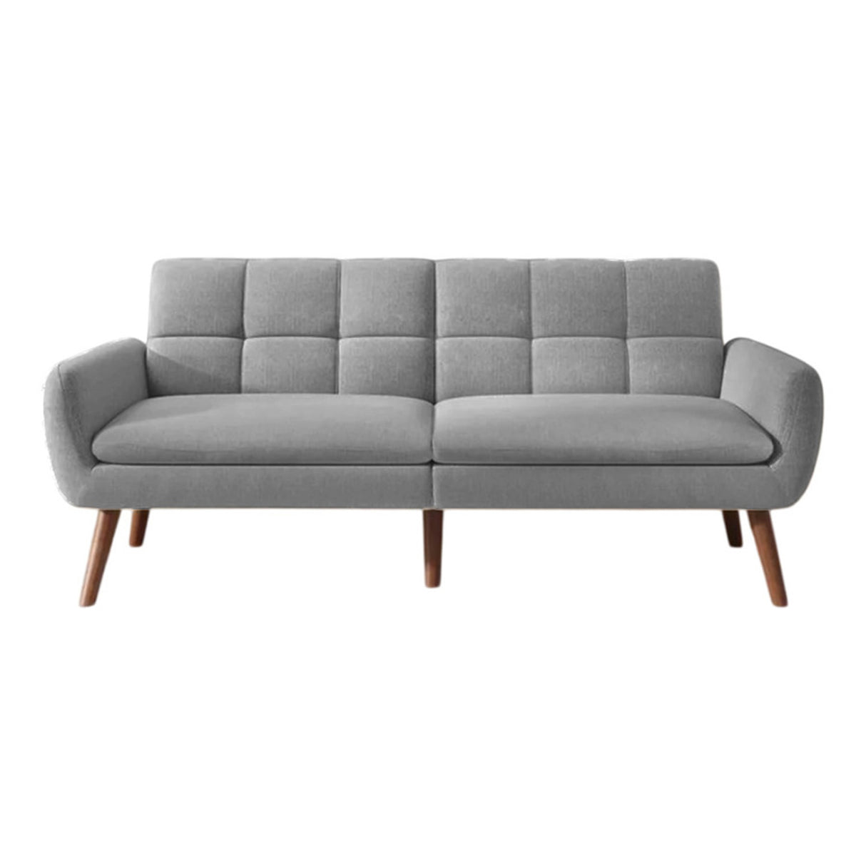 Sofá Cama Olmo Gris 180x90cm Microfibra de Dos Puestos Reclinable - SOFAS Y POLTRONAS | Bylmo