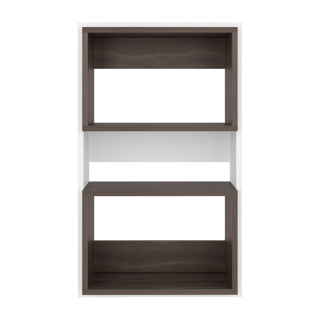 Ahorrador de Espacio Eco Blanco y Milan 45x75.3cm Flotante con Dos Entrepaños - OTROS MUEBLES PARA BANHO | Bylmo