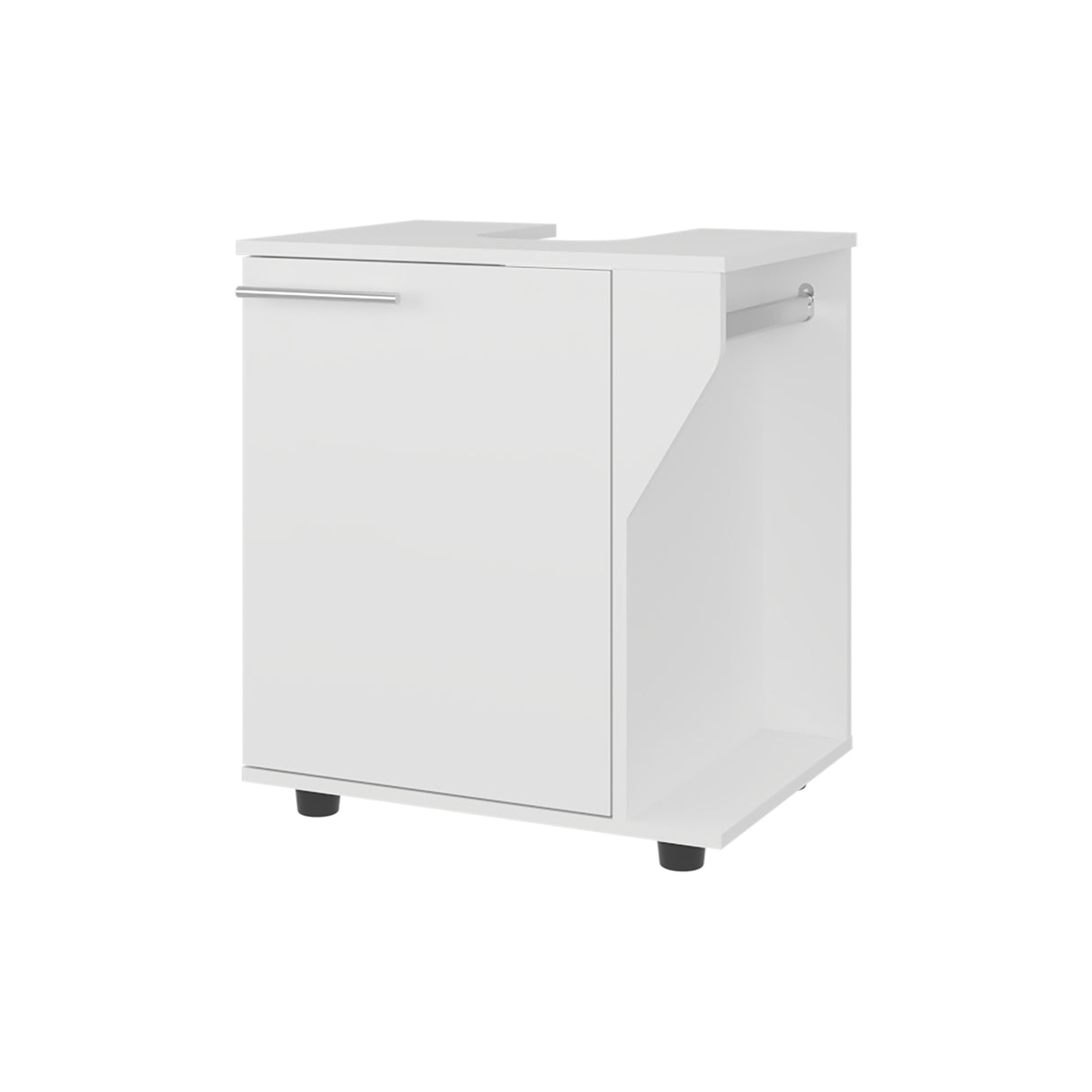 Mueble para Lavamanos Phillips Blanco 56x62.1cm Individual sin Lavamanos con Una Puerta - MUEBLES PARA LAVAMANOS | Bylmo