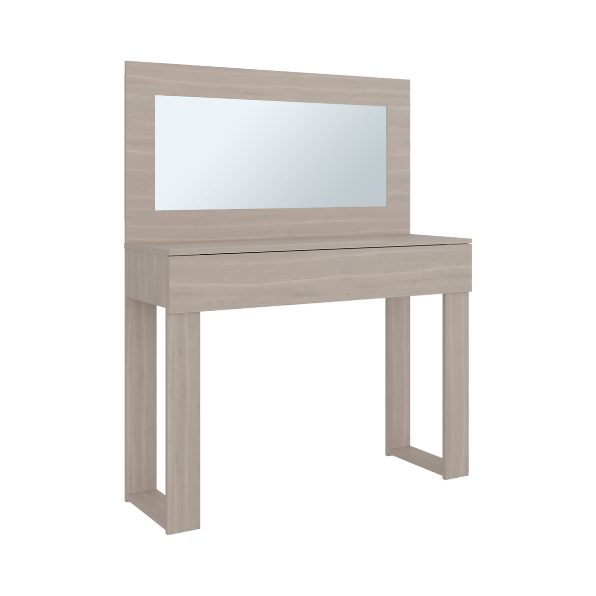 Tocador Leila Bardolino 110.2x137.1cm de Un Puesto con Un Cajón y con Espejo - TOCADORES | Bylmo
