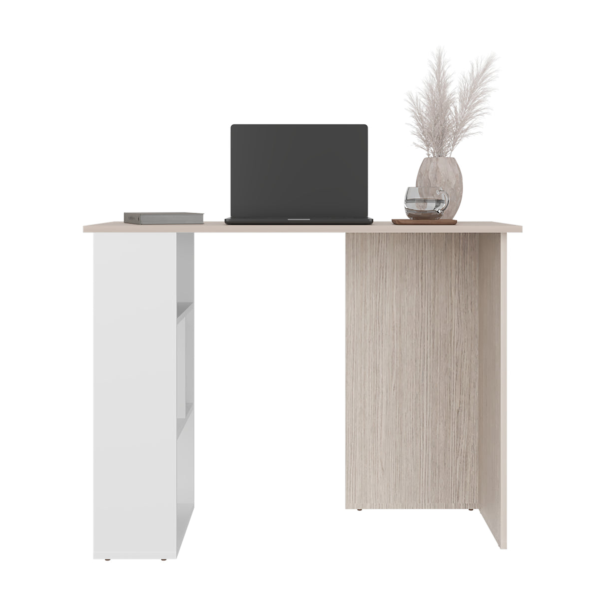 Escritorio Avis Blanco Positano 100x75cm con Organizador de Libros - ESCRITORIOS | Bylmo