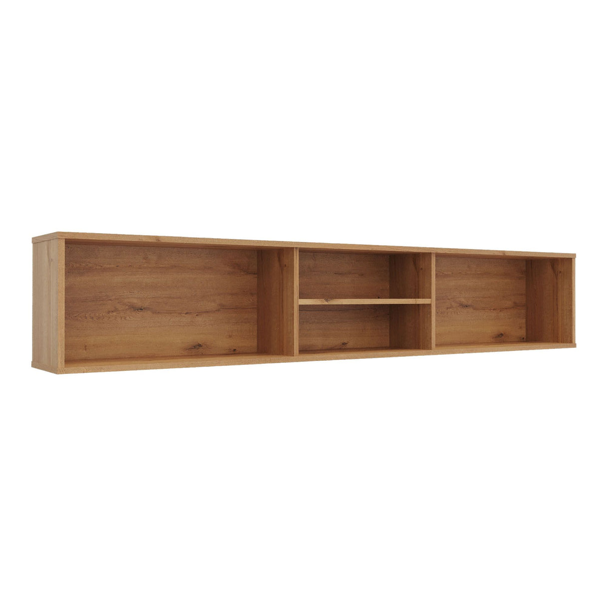 Repisa para TV Sali Duna 180x32cm Flotante para Tv Hasta 60" Pulgadas con Cuatro Compartimientos - MUEBLES DE TV | Bylmo