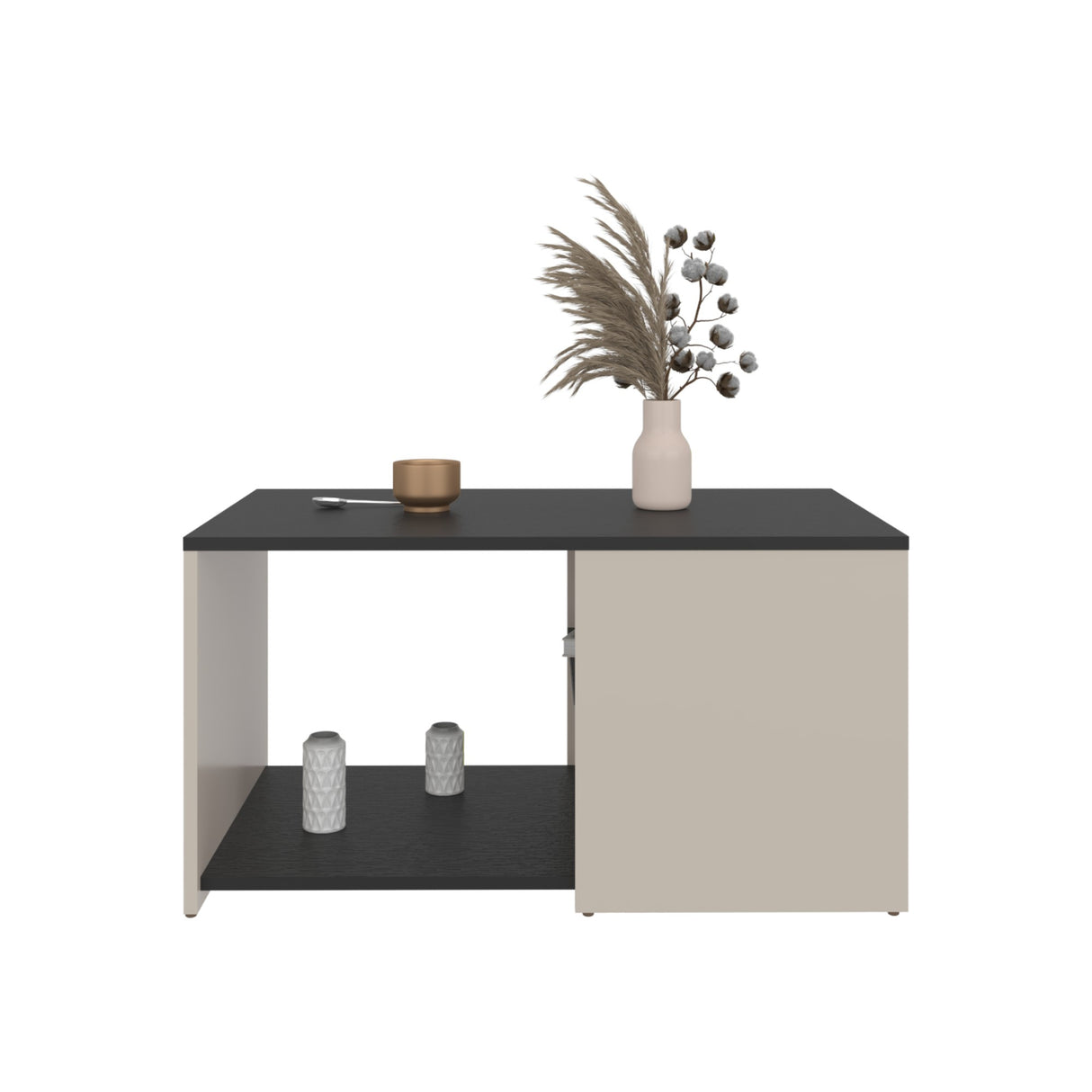 Mesa de Centro Adel Capri y Wengue 80.1x42.1cm Rectangular - MESAS DE CENTRO | Bylmo