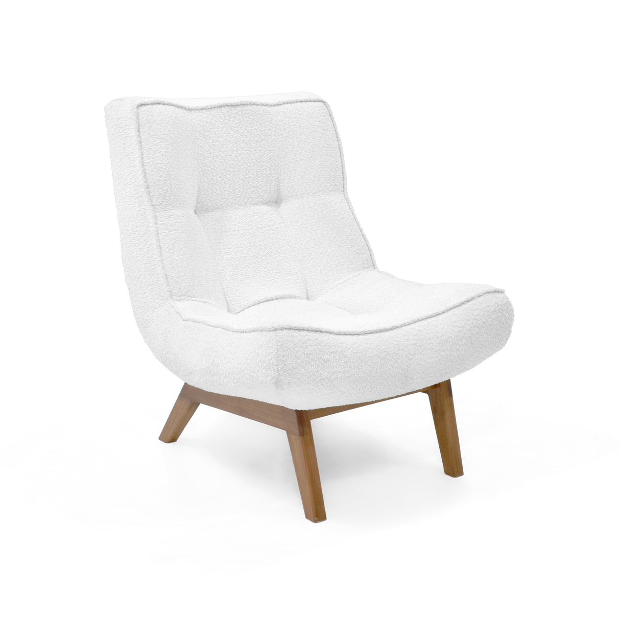 Poltrona Samoa Blanco 77x87cm de Un Puesto y sin Apoya Brazos - SOFAS Y POLTRONAS | Bylmo