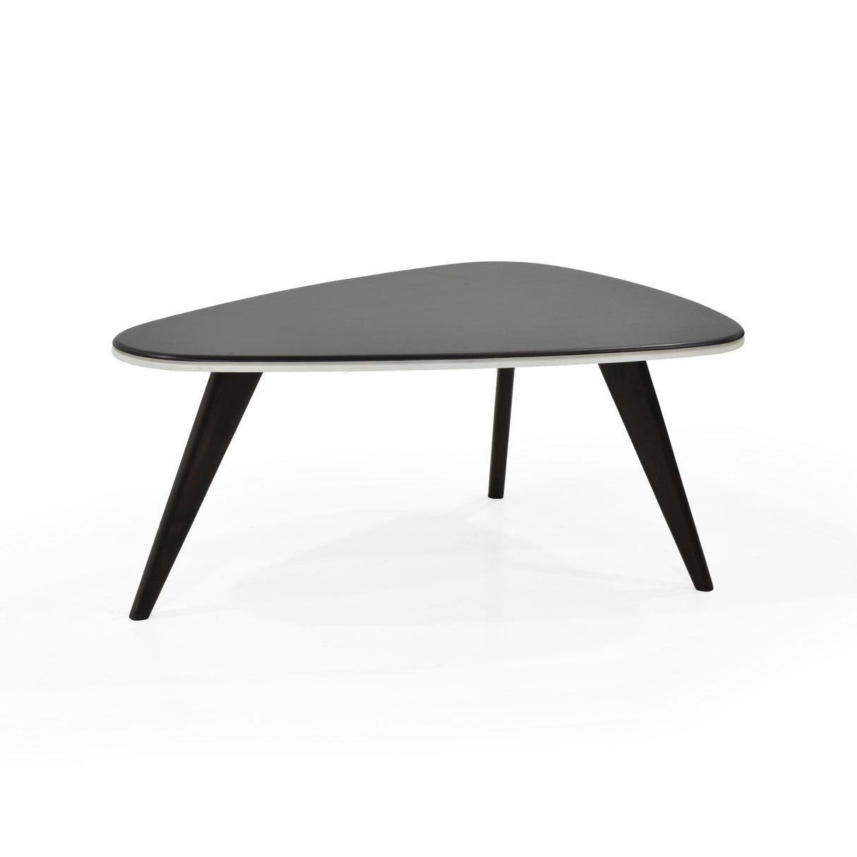 Mesa de Centro Drop Wengue 83x36cm Ovalado con Patas - MESAS DE CENTRO | Bylmo