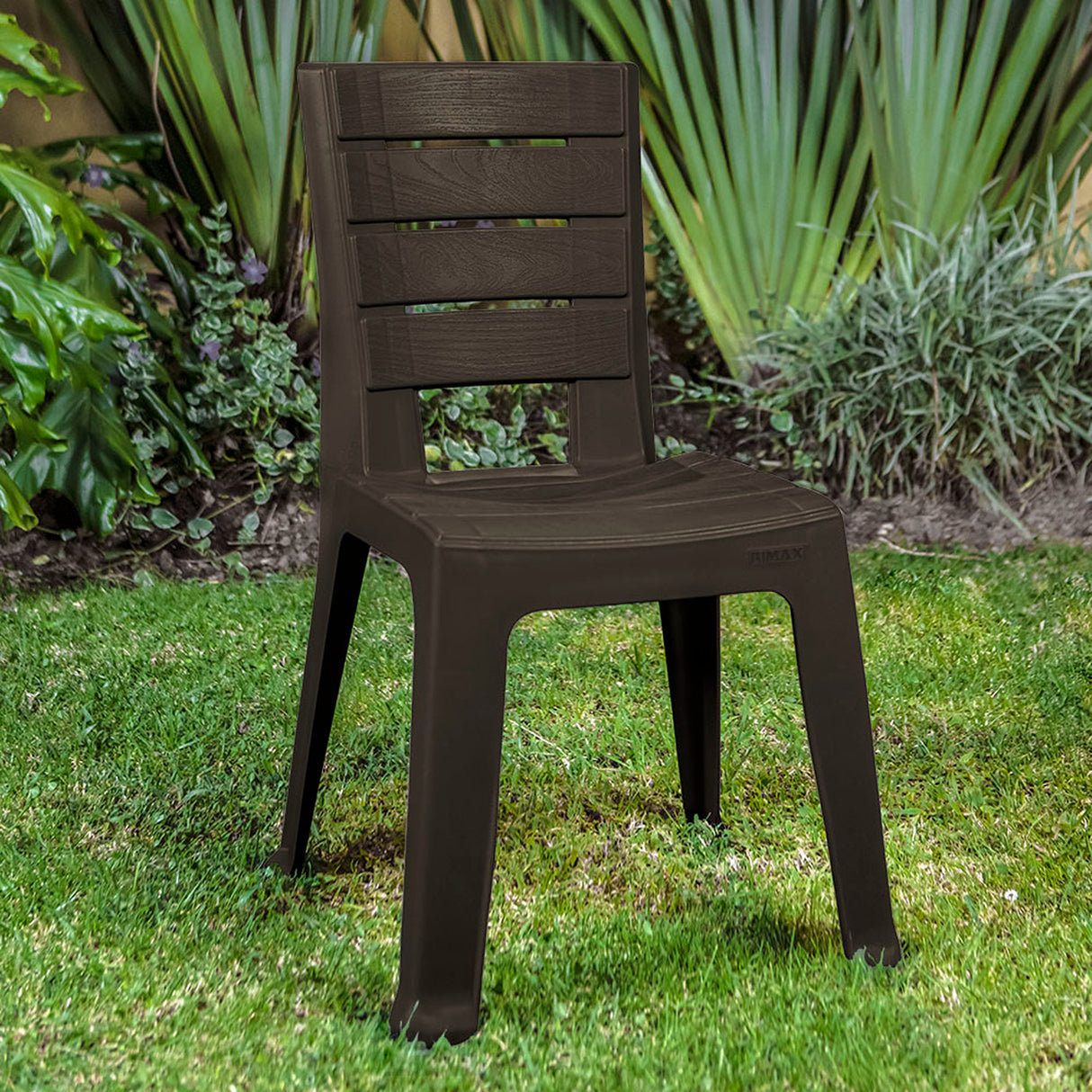 Silla Rimax Barú Wengue 46.9x81.6cm con Espaldor y sin Apoya Brazos - SILLAS Y BUTACOS | Bylmo