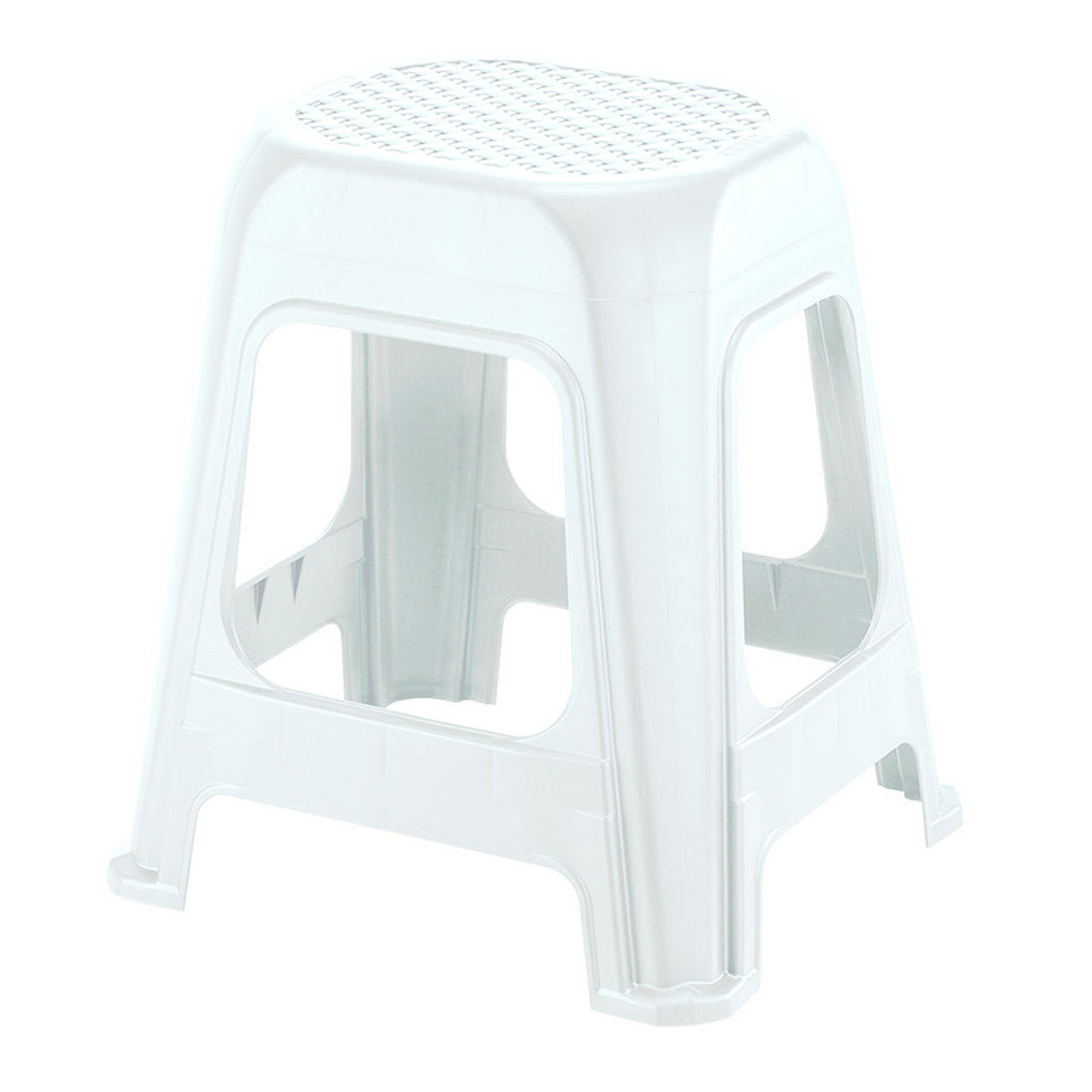 Butaco Rimax Blanco 41.5x46.2cm sin Espaldar y sin Apoya Brazos - SILLAS Y BUTACOS | Bylmo