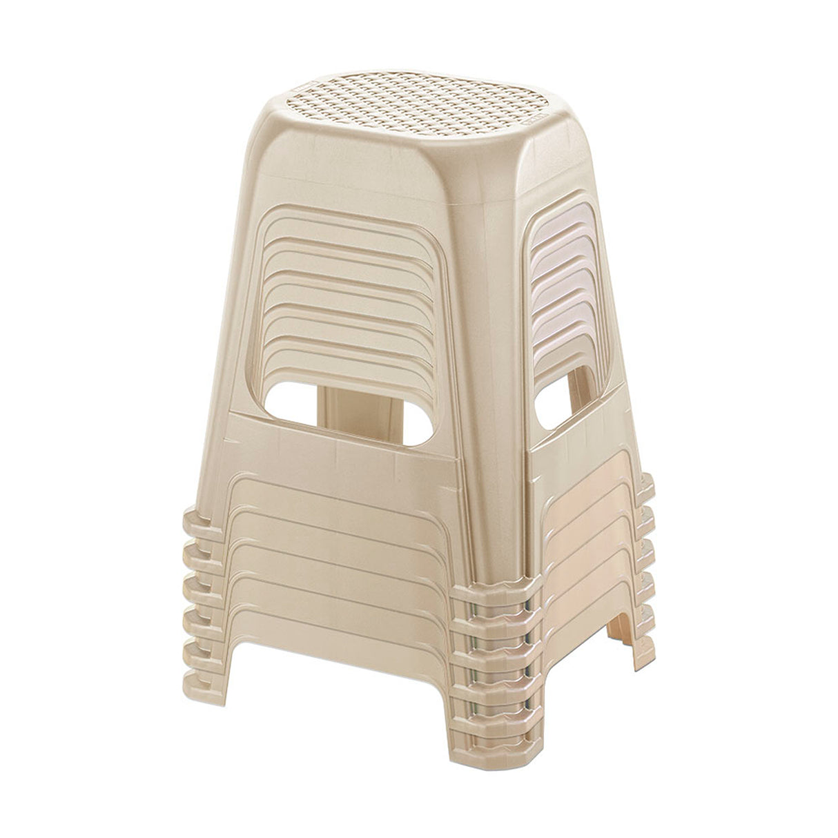 Butaco Rimax Taupe 41.5x46.2cm sin Espaldar y sin Apoya Brazos - SILLAS Y BUTACOS | Bylmo