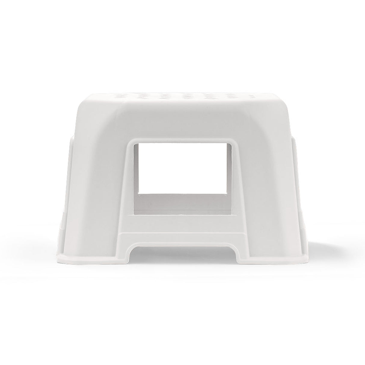 Butaco Rimax Blanco 41.5x23.7cm sin Espaldar y sin Apoya Brazos - SILLAS Y BUTACOS | Bylmo