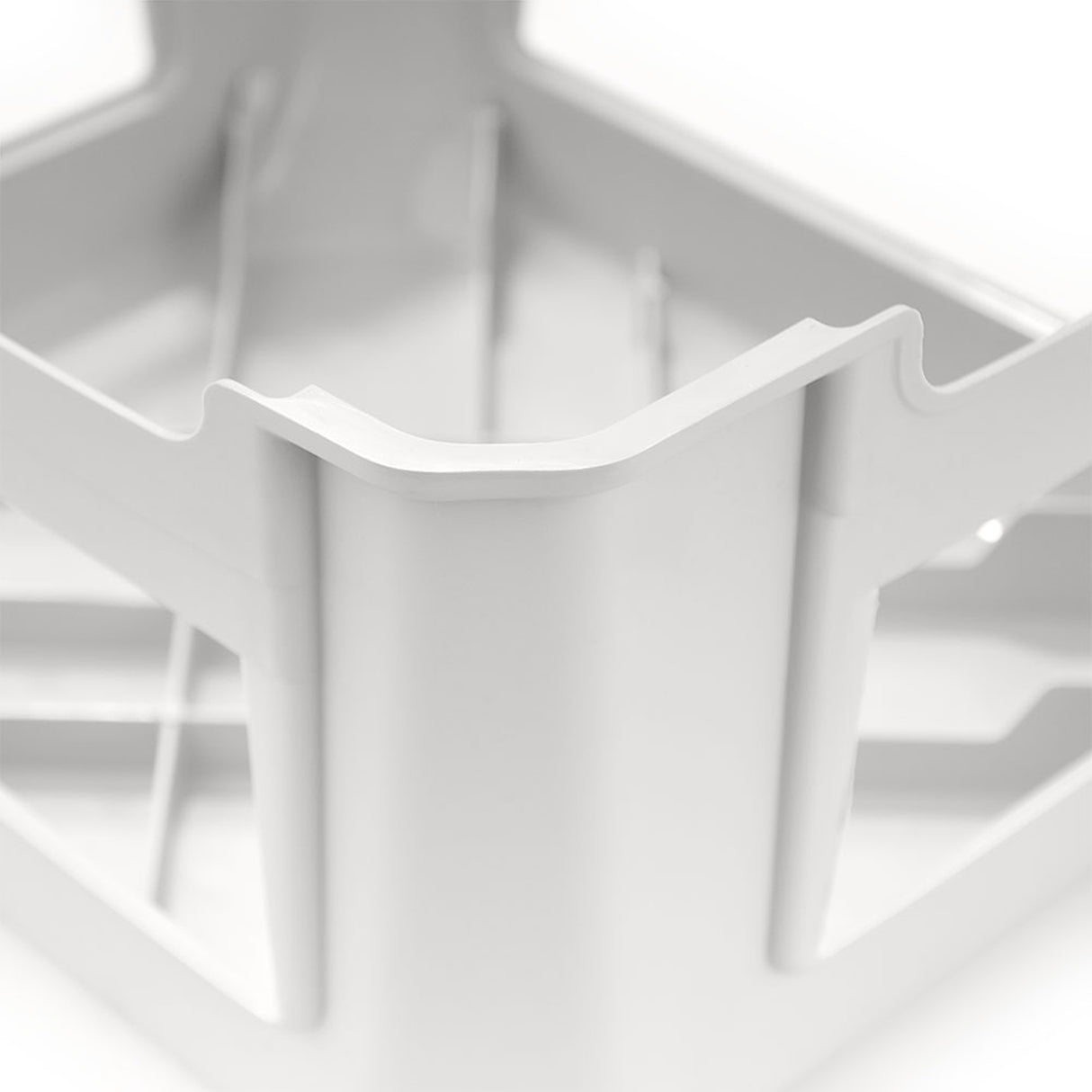 Butaco Rimax Blanco 41.5x23.7cm sin Espaldar y sin Apoya Brazos - SILLAS Y BUTACOS | Bylmo