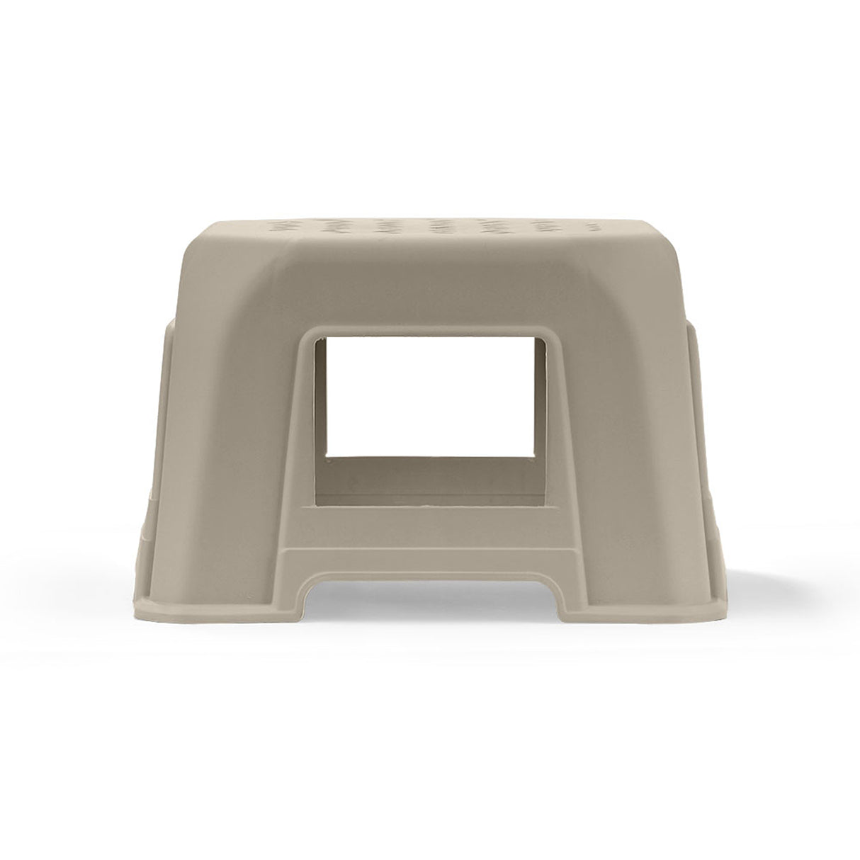 Butaco Rimax Beige 41.5x23.7cm sin Espaldar y sin Apoya Brazos - SILLAS Y BUTACOS | Bylmo